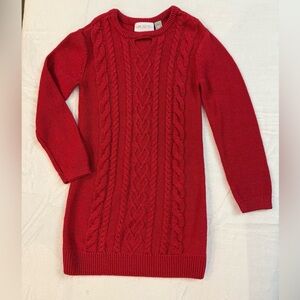 The Children’s Place Sparkling Red Knit Sweater Size S(5/6)
